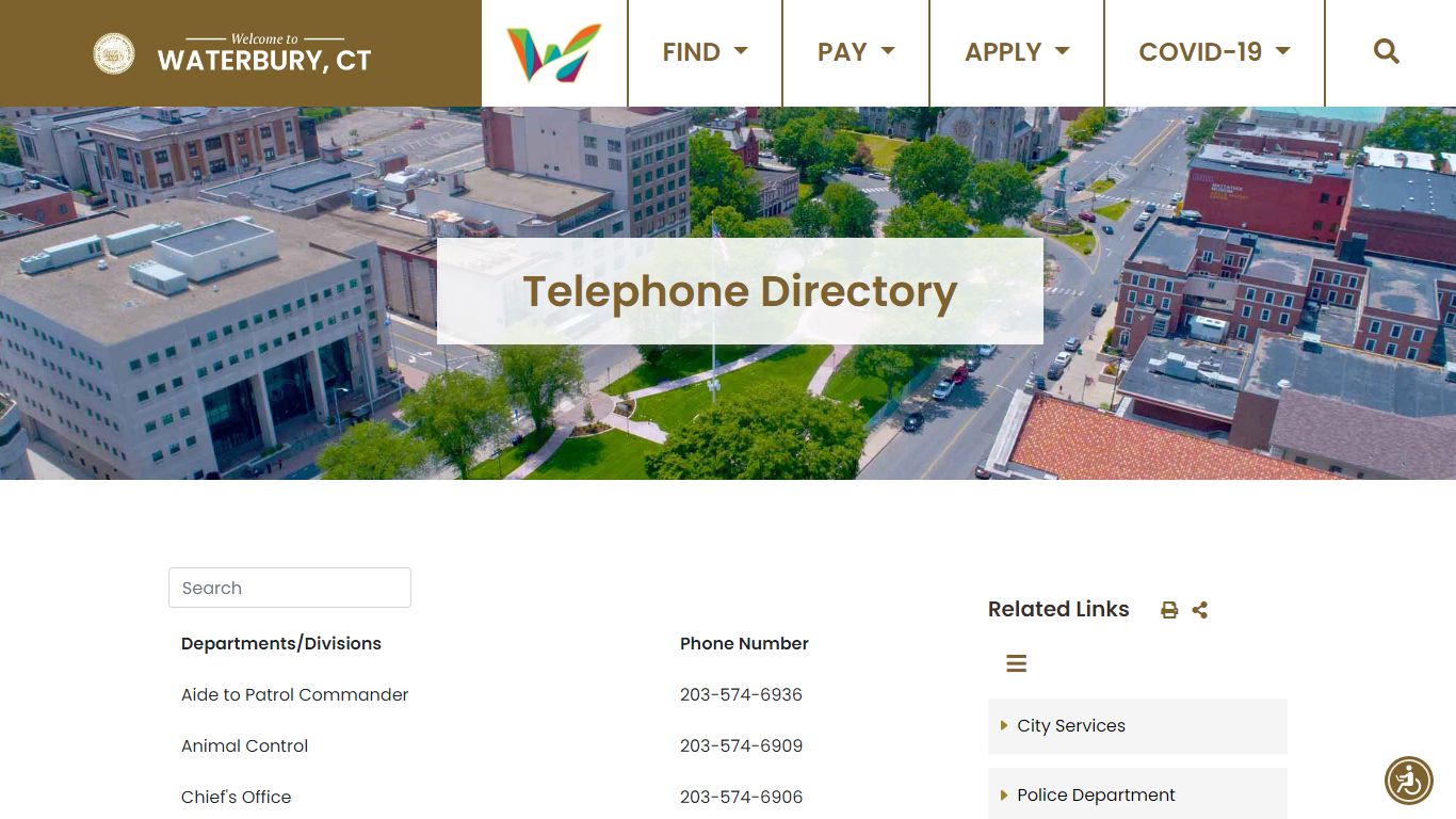 Telephone Directory - Waterbury, CT